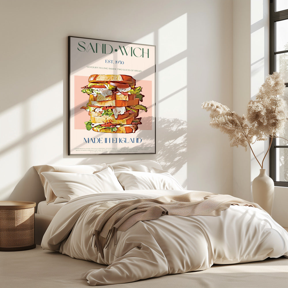 Klassisches Sandwich aus England | Poster