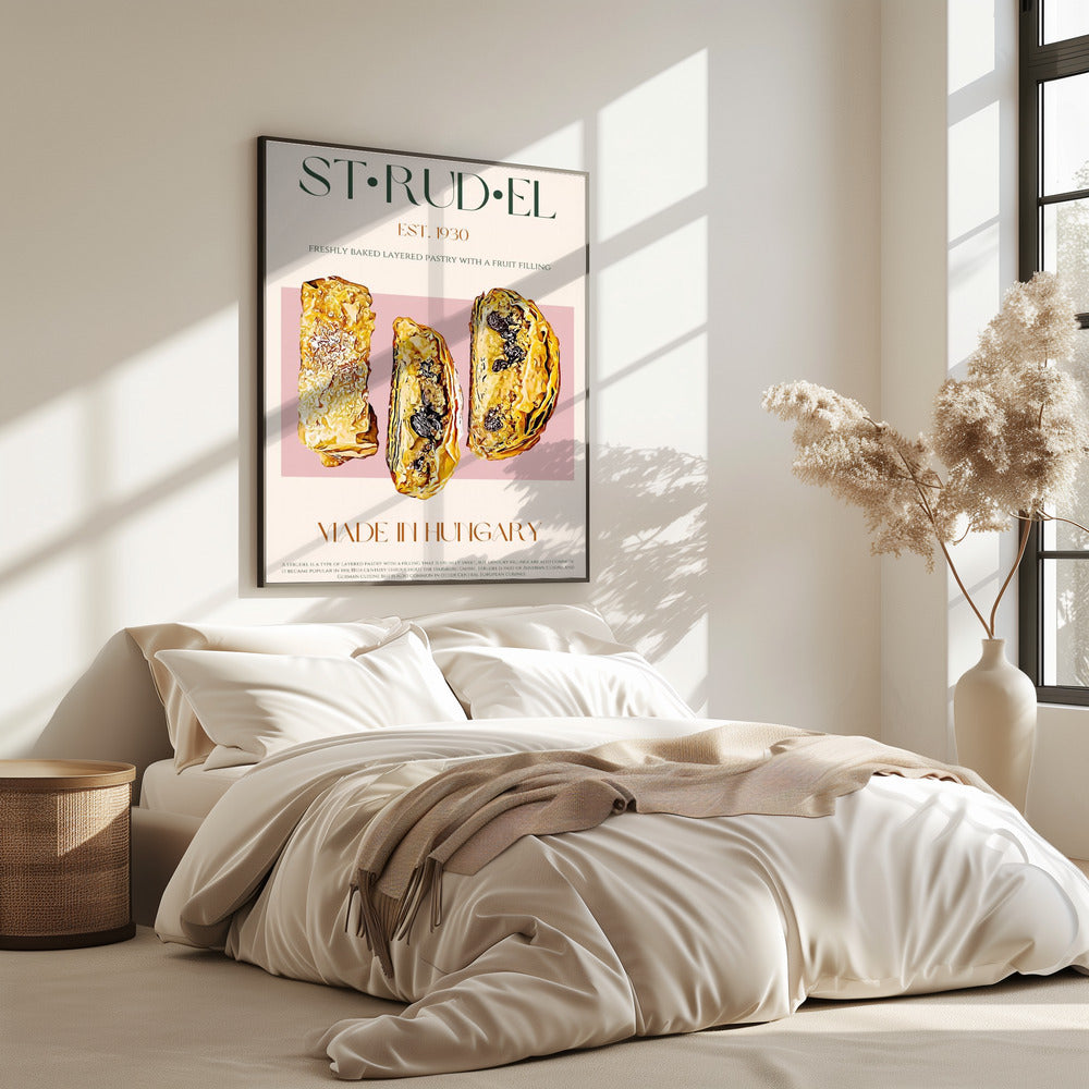 Golden Strudel Slice | Poster