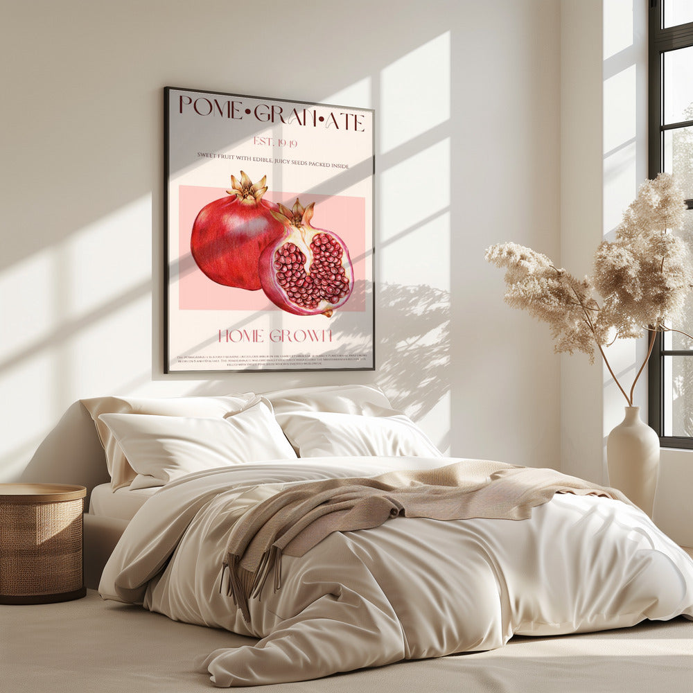Saftiger Granatapfel | Poster