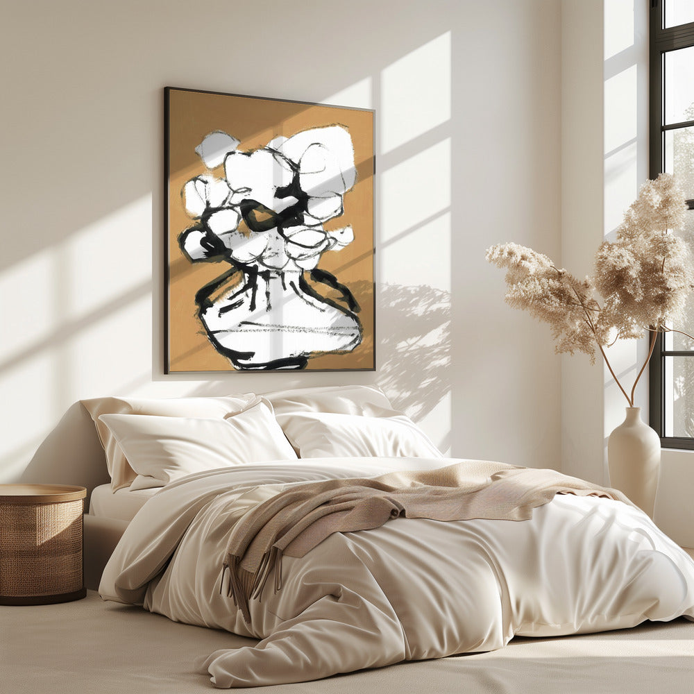 Die Linie des Überflusses: Obst-Blumen-Schale 6 | Poster