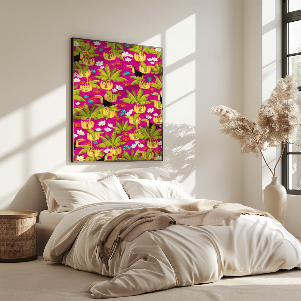 Bananas And Toucans Pattern | Poster