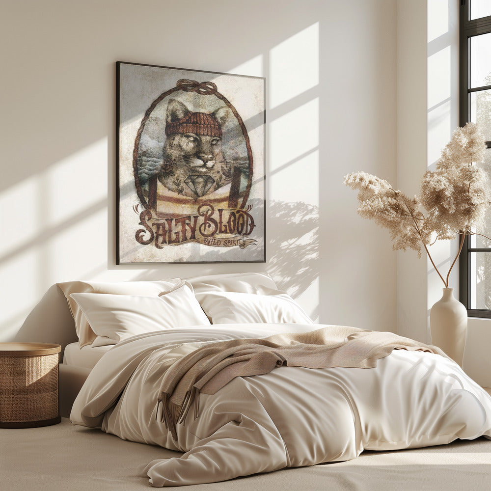 Ozeanische Katze | Poster