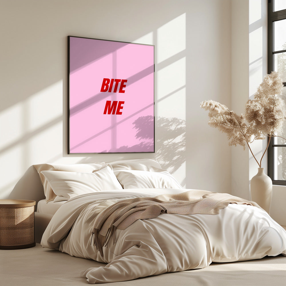 Rot auf Pink – Mutig | Poster