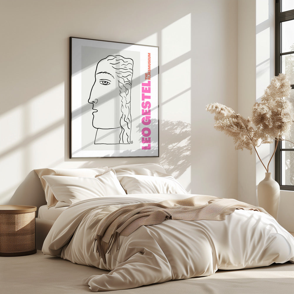 Elegante Profilskizze | Poster
