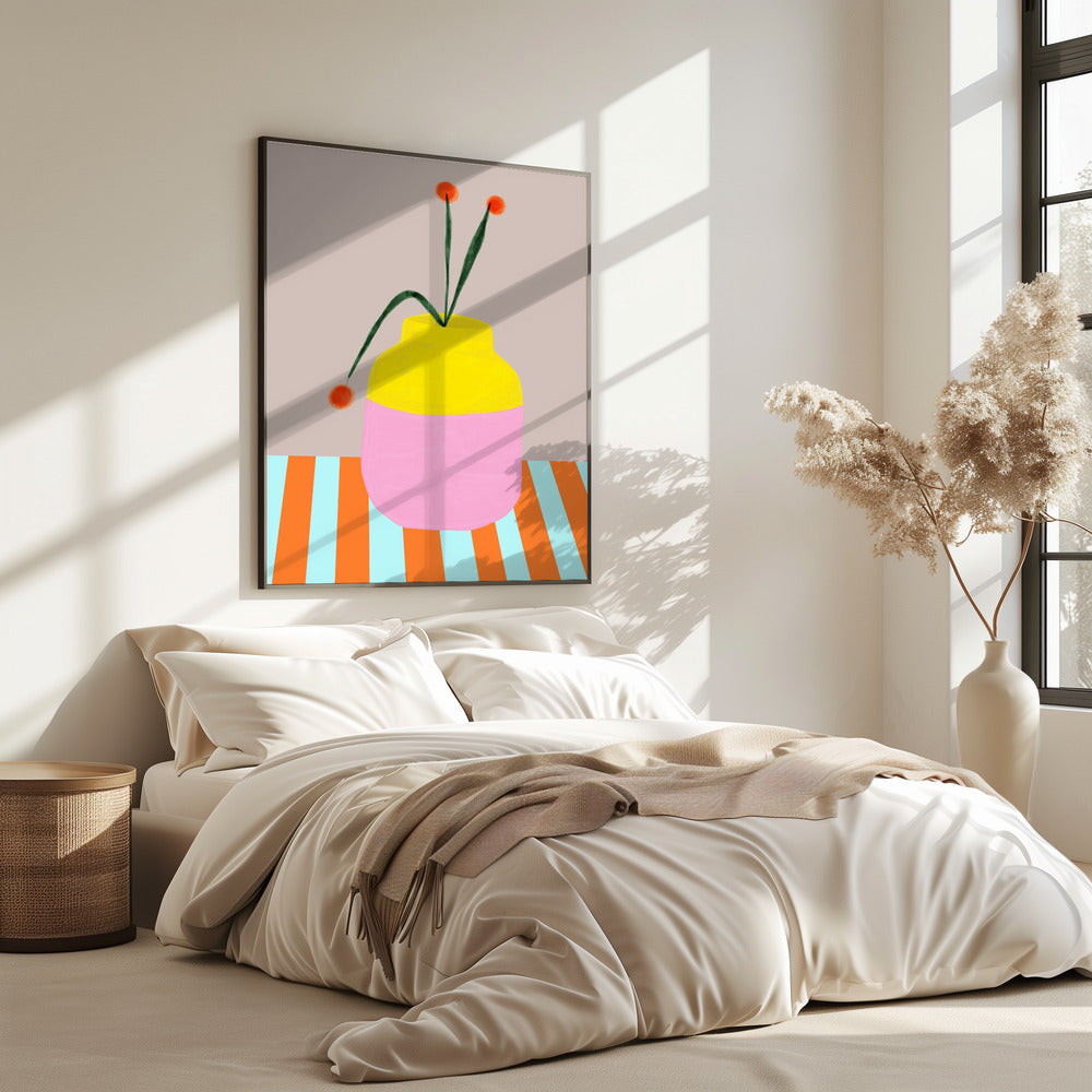 Bold Vase Blooms | Poster
