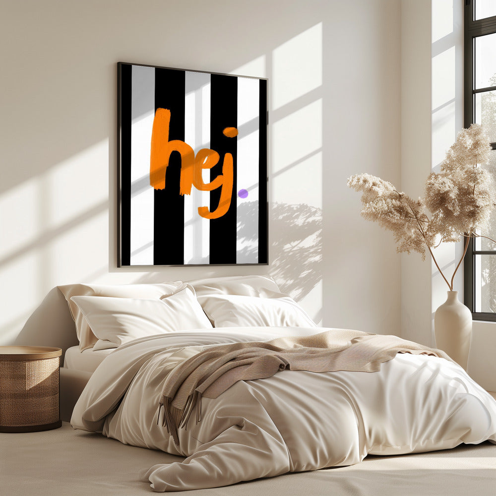 Fettgedruckte Grußstreifen | Poster