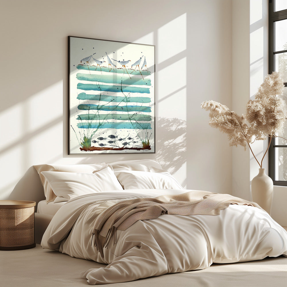 Serene Coastal Scene | Poster