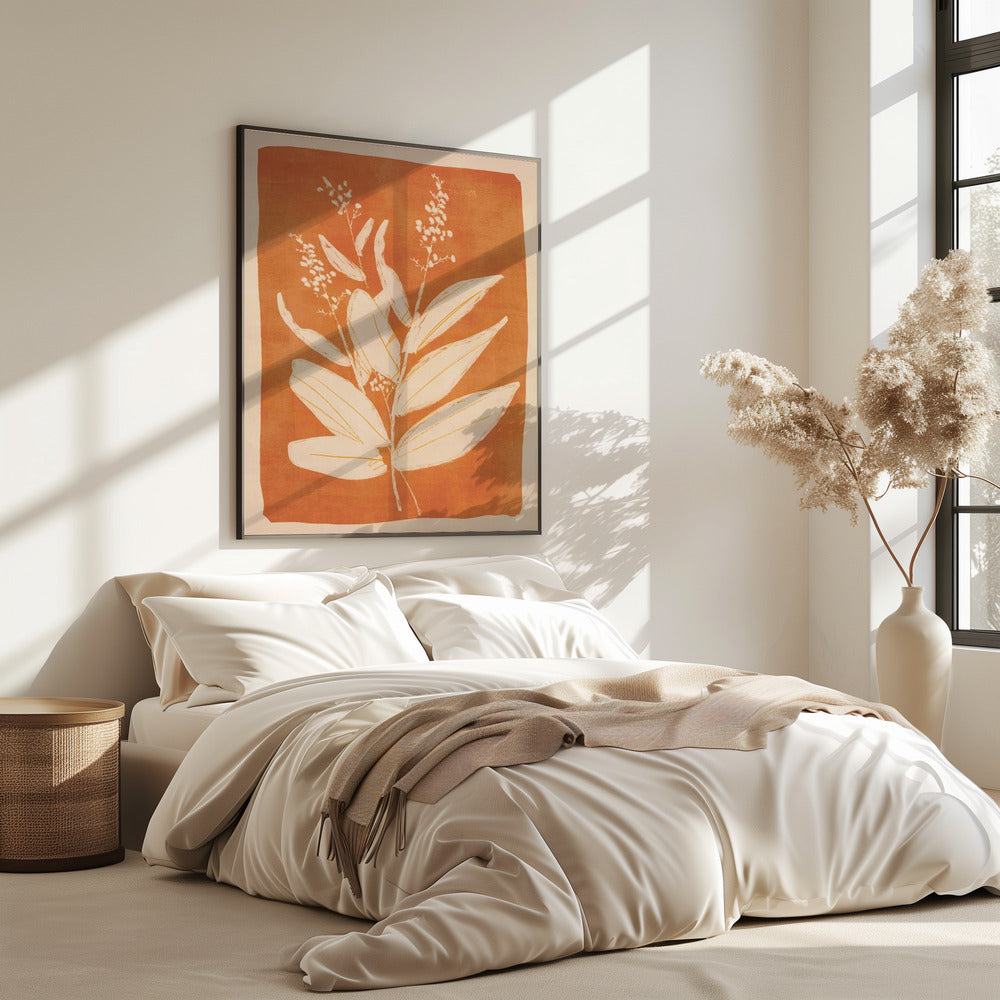 Colorful Minimal Plant | Poster