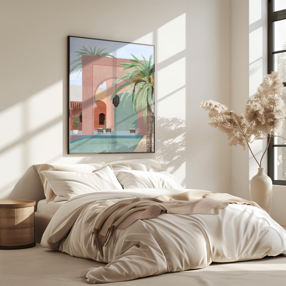 Moroccan Pool | Poster