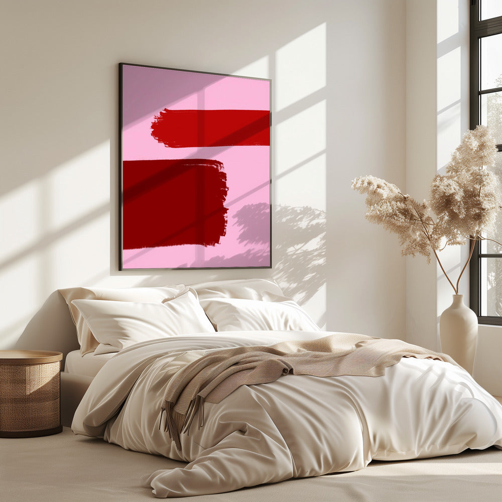 Crimson Strokes | Poster