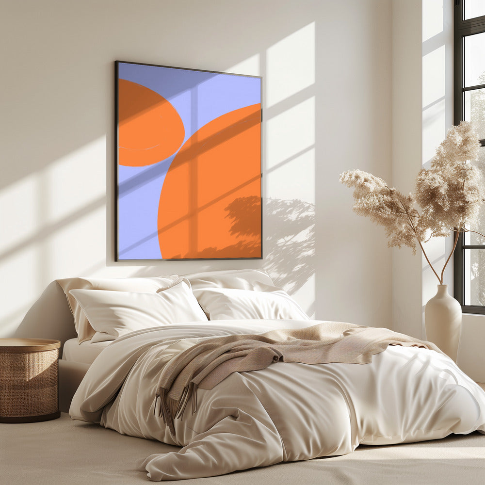 Orange Harmony Bliss | Poster