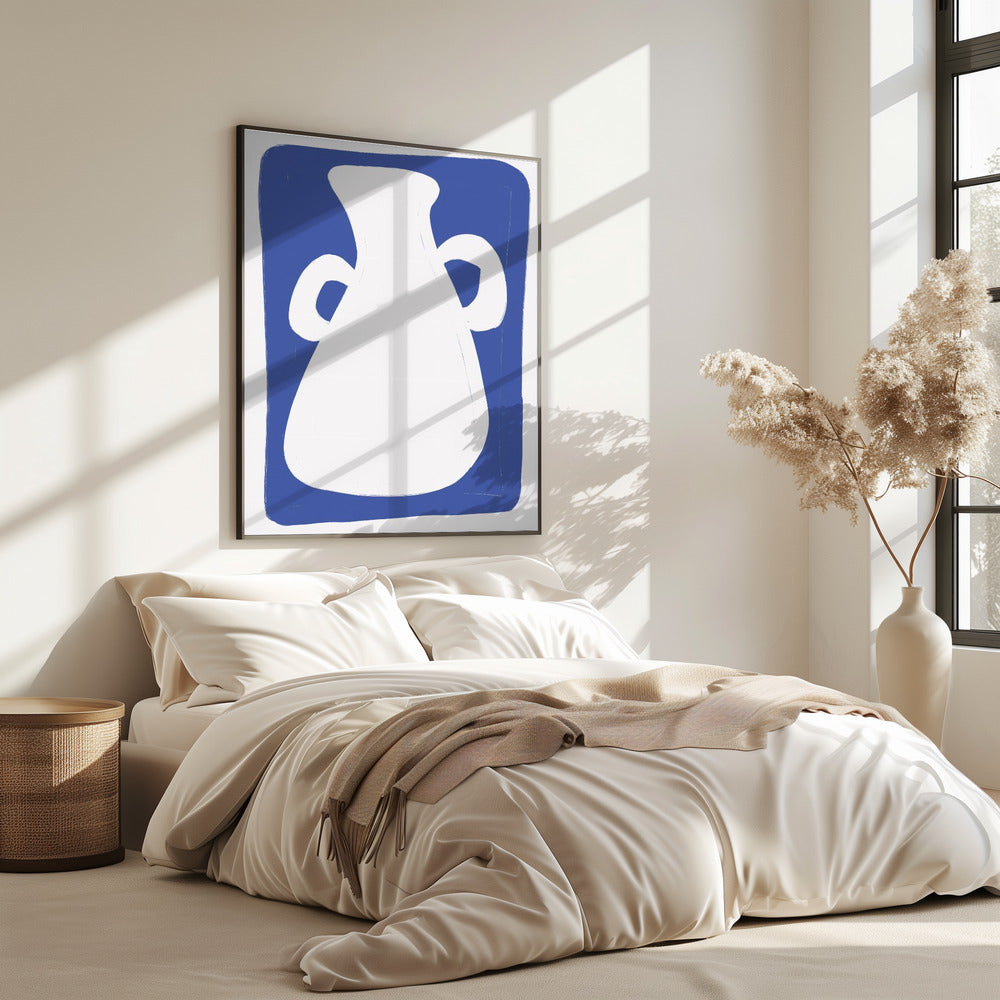 Vase mit zwei Henkeln | Poster