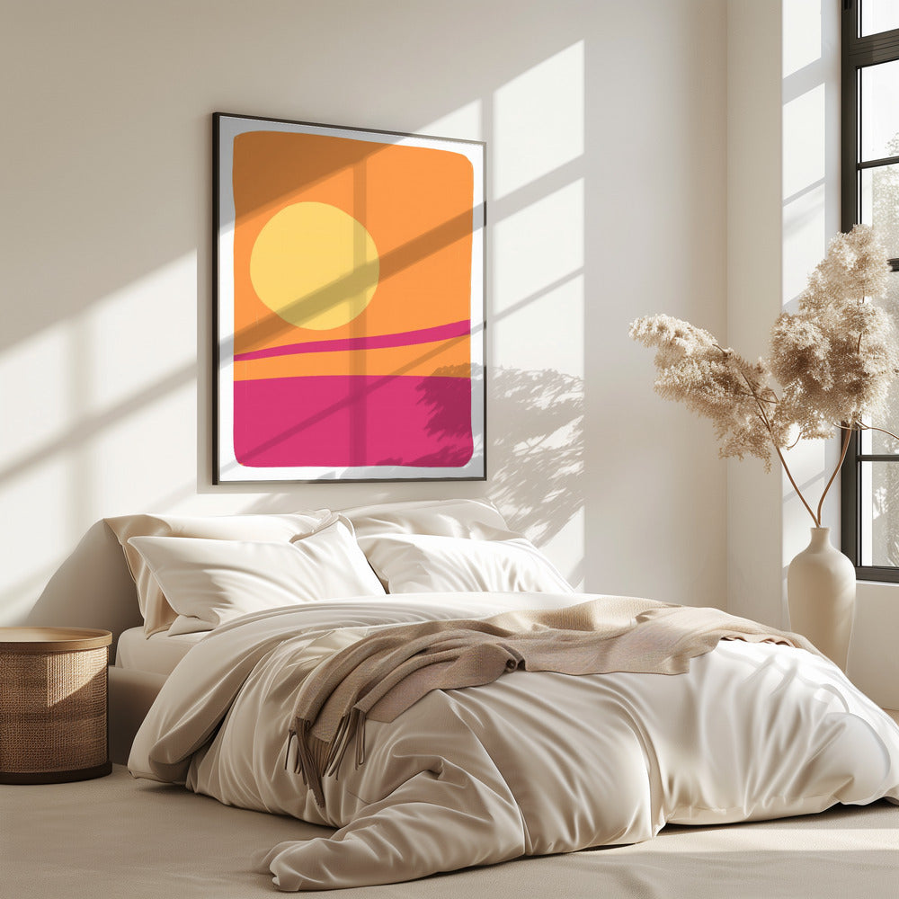 Lebendiges Sonnenuntergangsglühen | Poster
