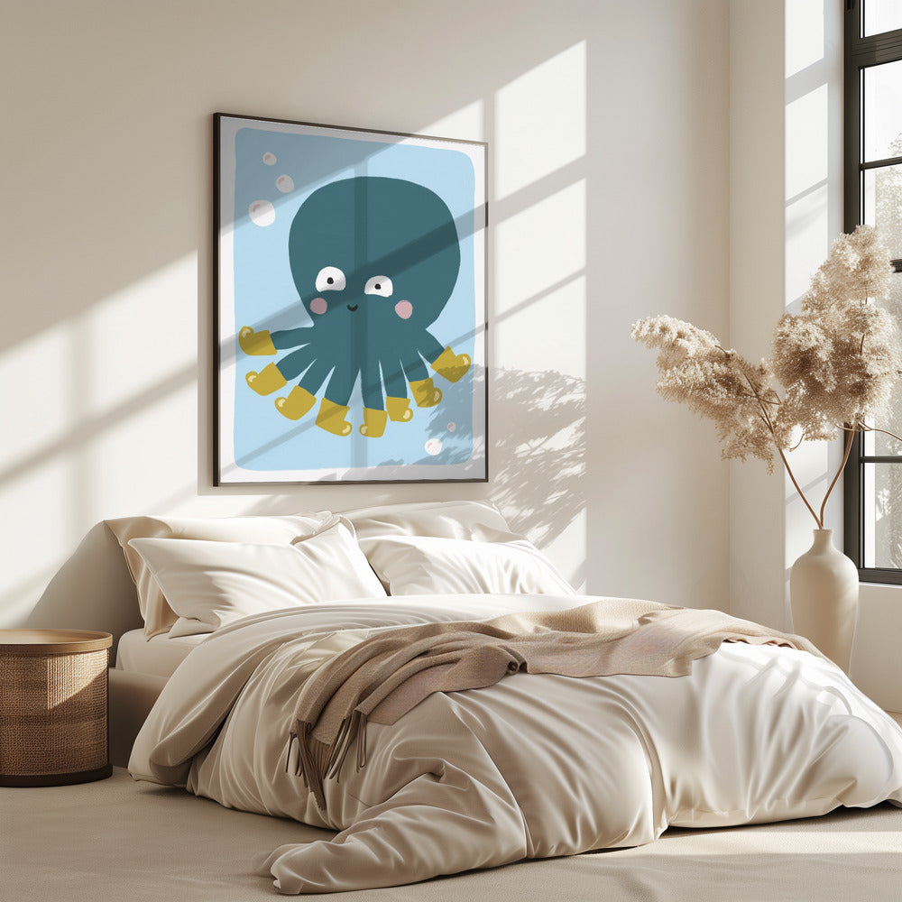 Booted Octopus Fun | Poster