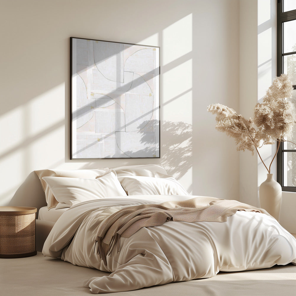 White Shapes | Poster