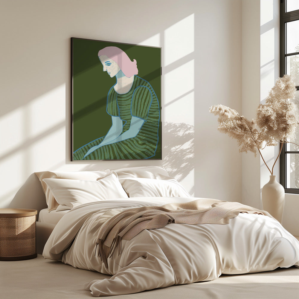 Sitzende Dame | Poster