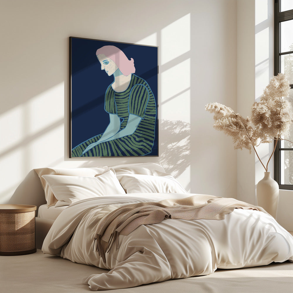 Sitzende Dame | Poster
