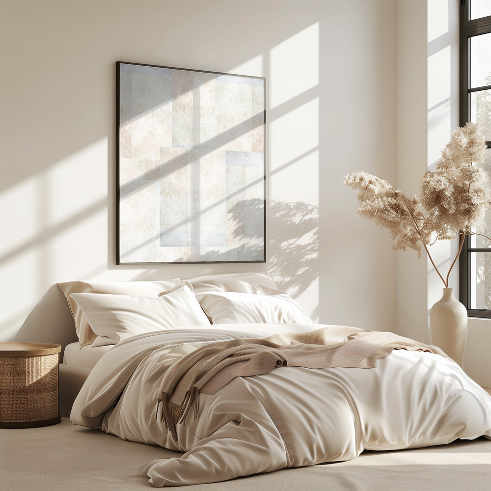 Soft Abstract Geometric Pattern | Poster