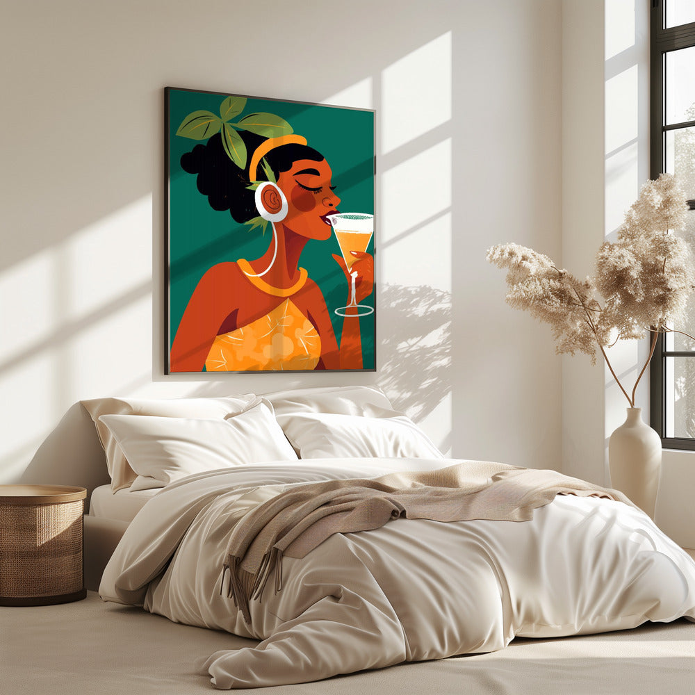 Trinken in den Tropen | Poster