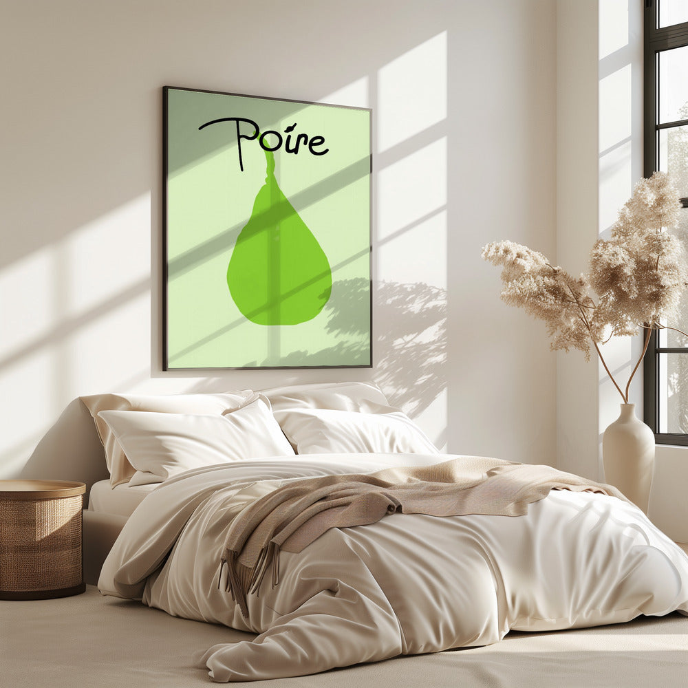 Grüne Birnenfreude | Poster