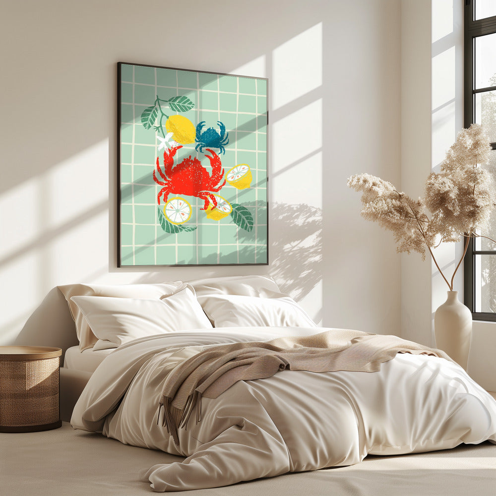 Krabben- und Zitrustanz | Poster