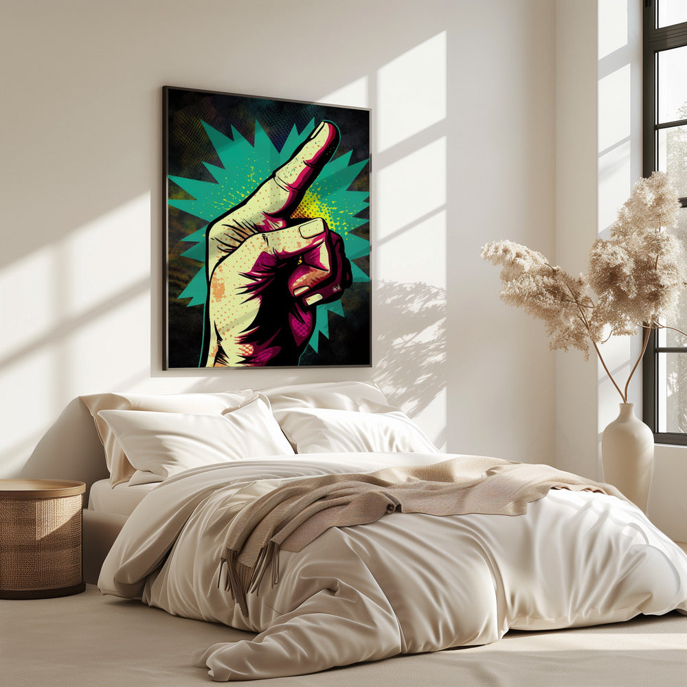 Lebhafte Handgesten | Poster