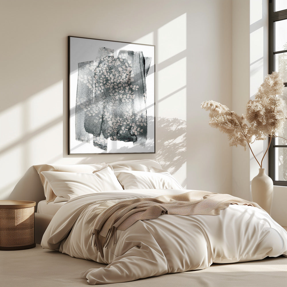 Abstract Watercolor Delicate Botanical Patterns | Poster