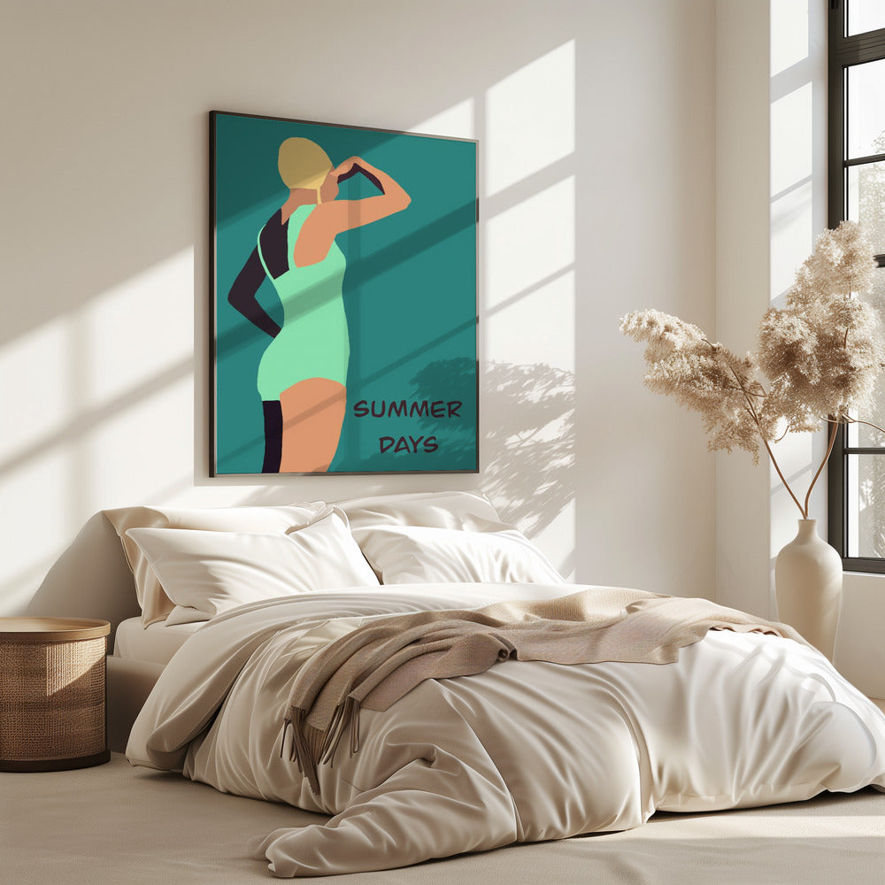 Vintage Schwimmer Poster | Poster