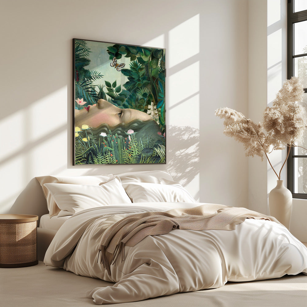 Giovanna im tropischen Garten | Poster