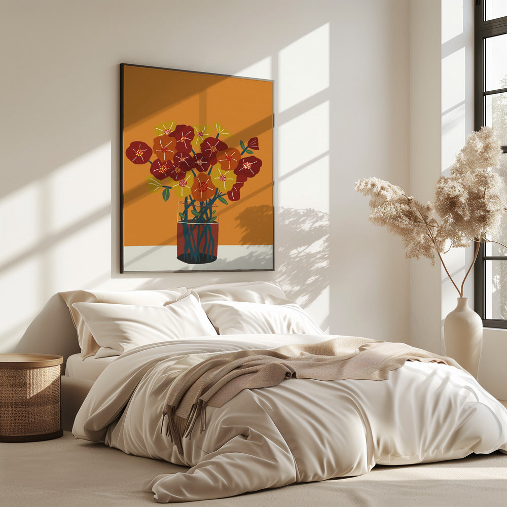 Blumen in der Vase | Poster
