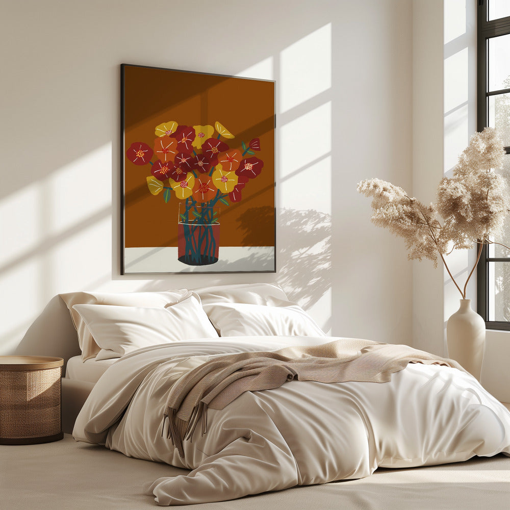 Blumen in der Vase | Poster