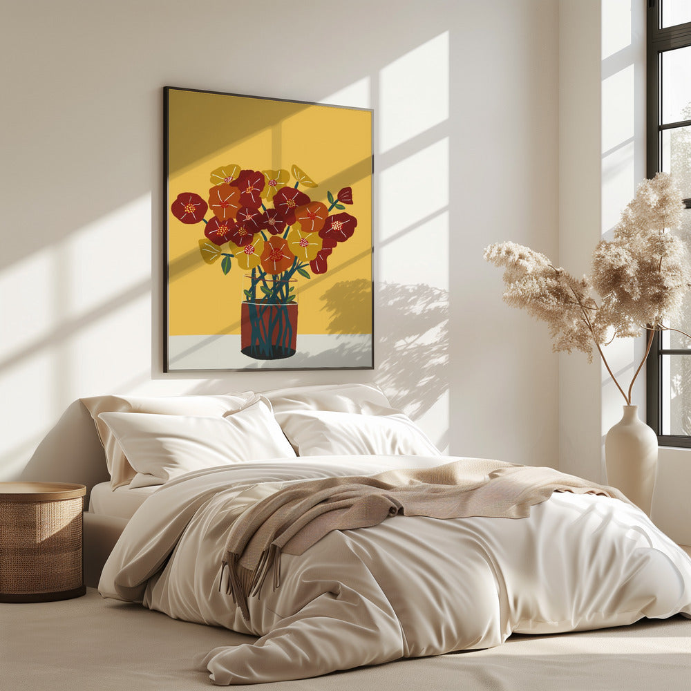 Blumen in der Vase | Poster