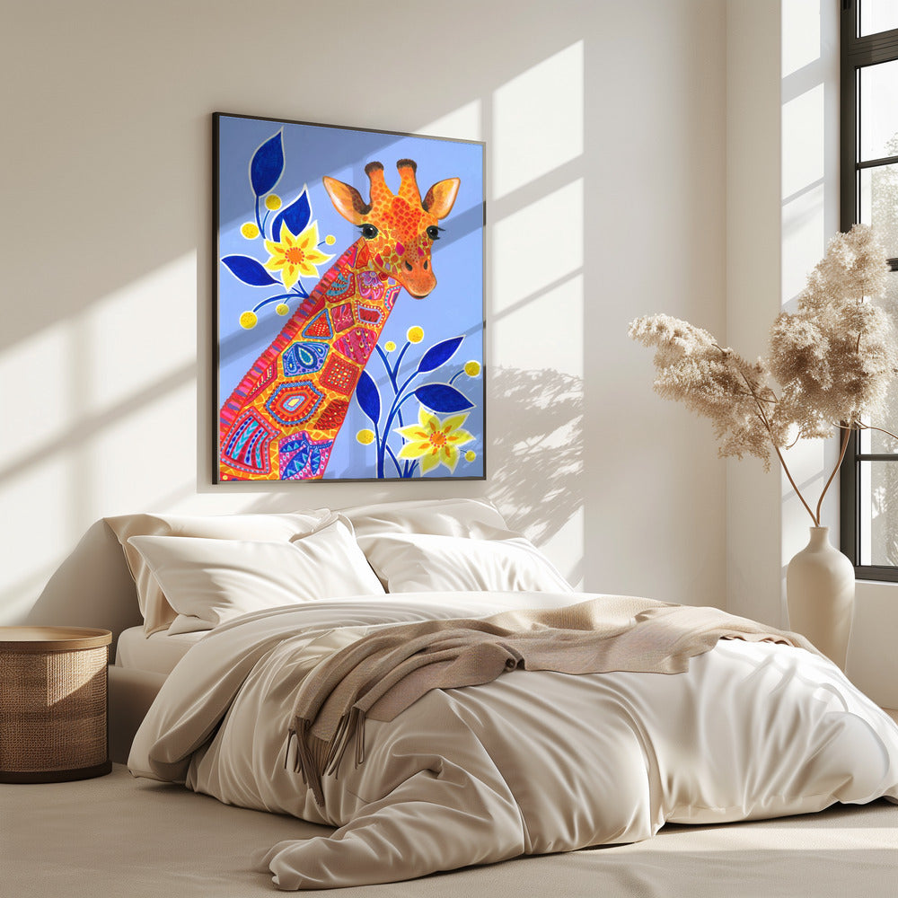 Patterned Giraffe | Poster
