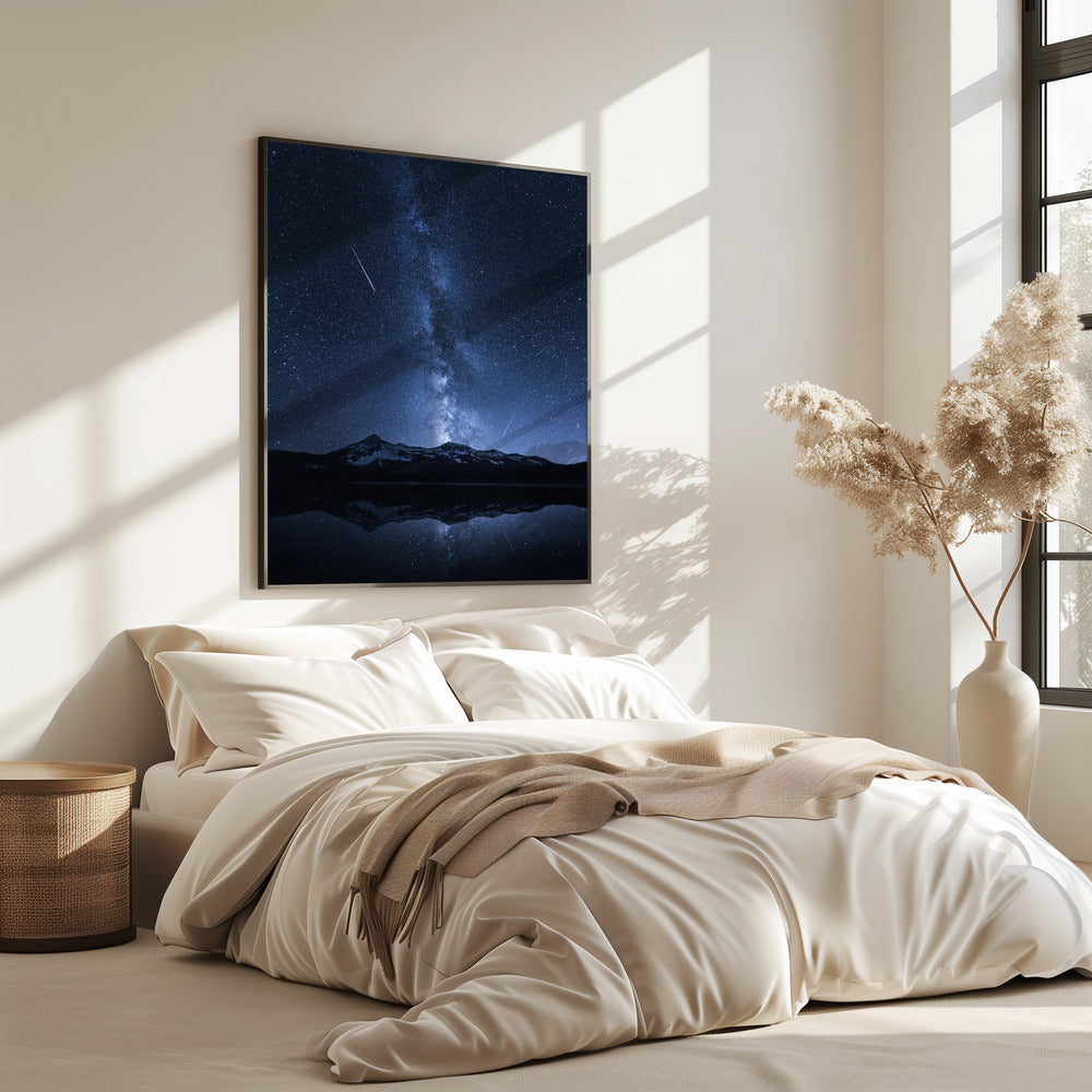 Galaxies Reflection | Poster