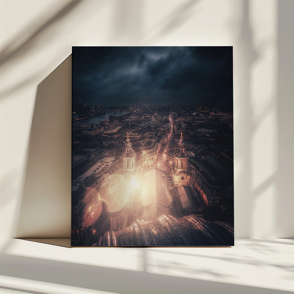 Ein Licht in der Dunkelheit | Leinwand
