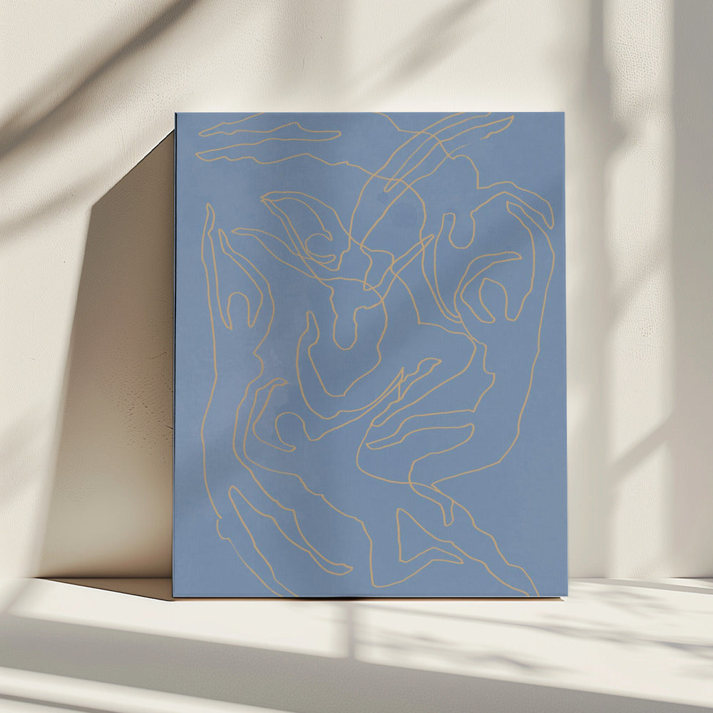Blue Swimmers | Canvas