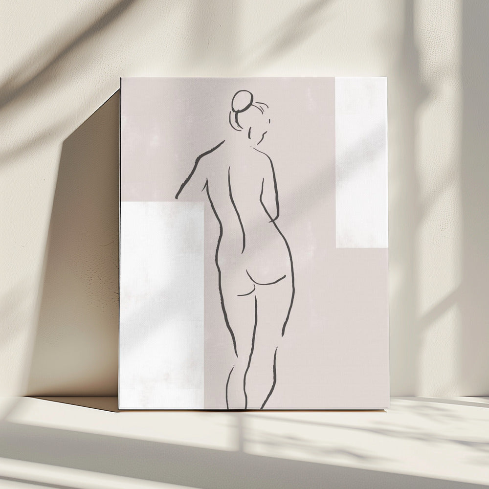Frau im Atelier | Leinwand