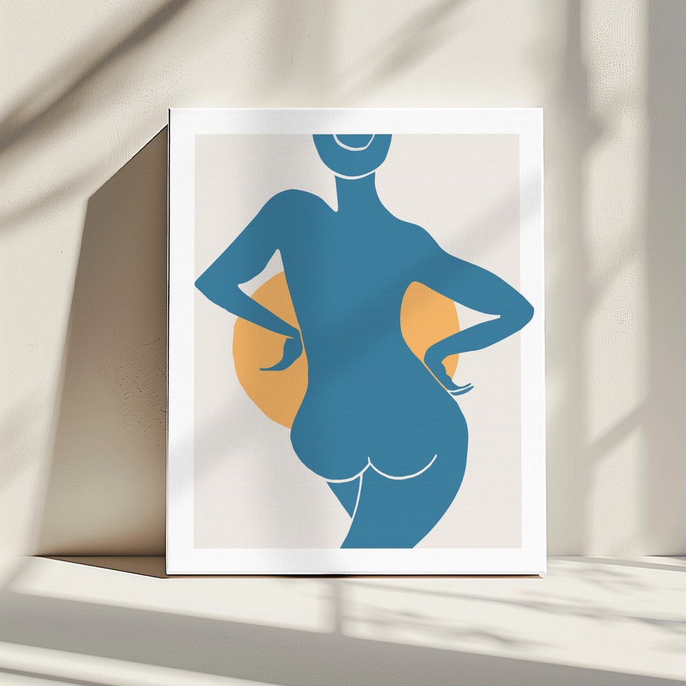 Blaue Frau | Leinwand