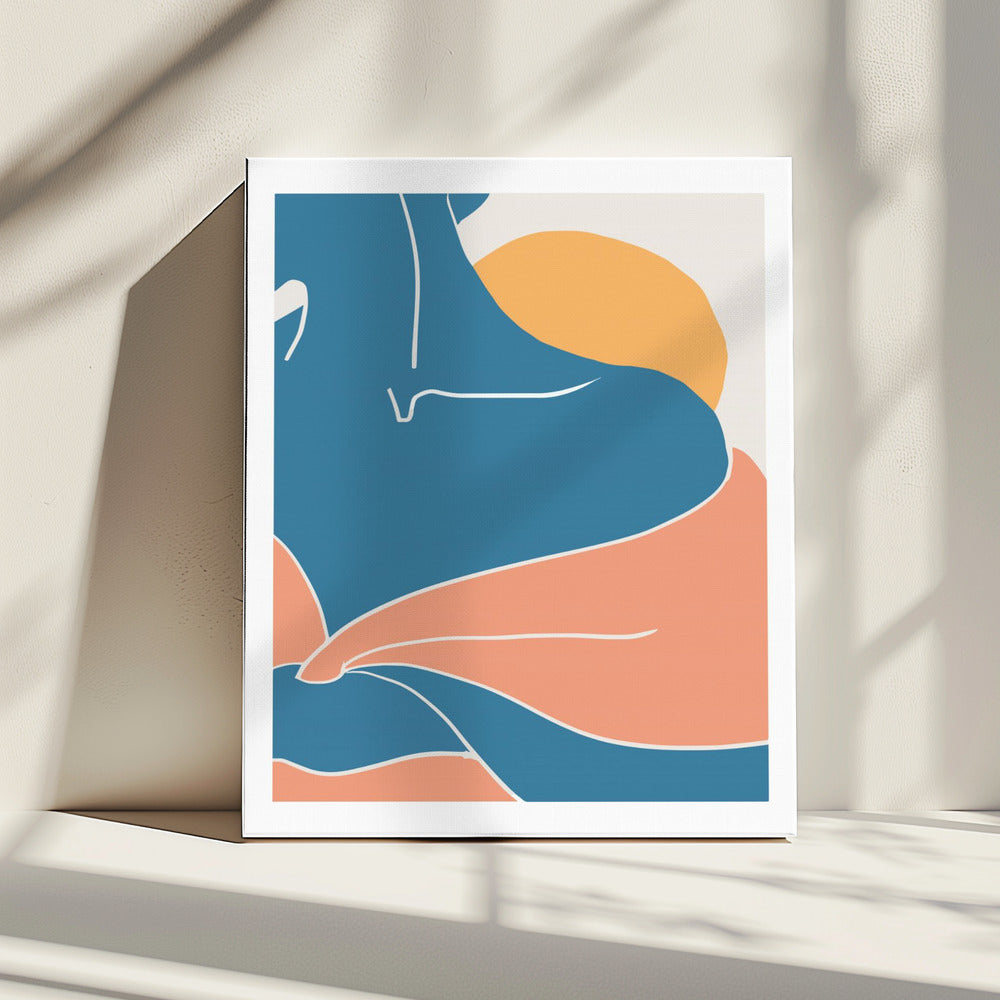 Blue Shoulder | Canvas