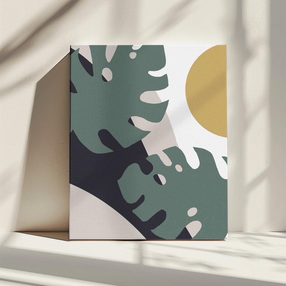 Monstera Cut Out 01 | Leinwand
