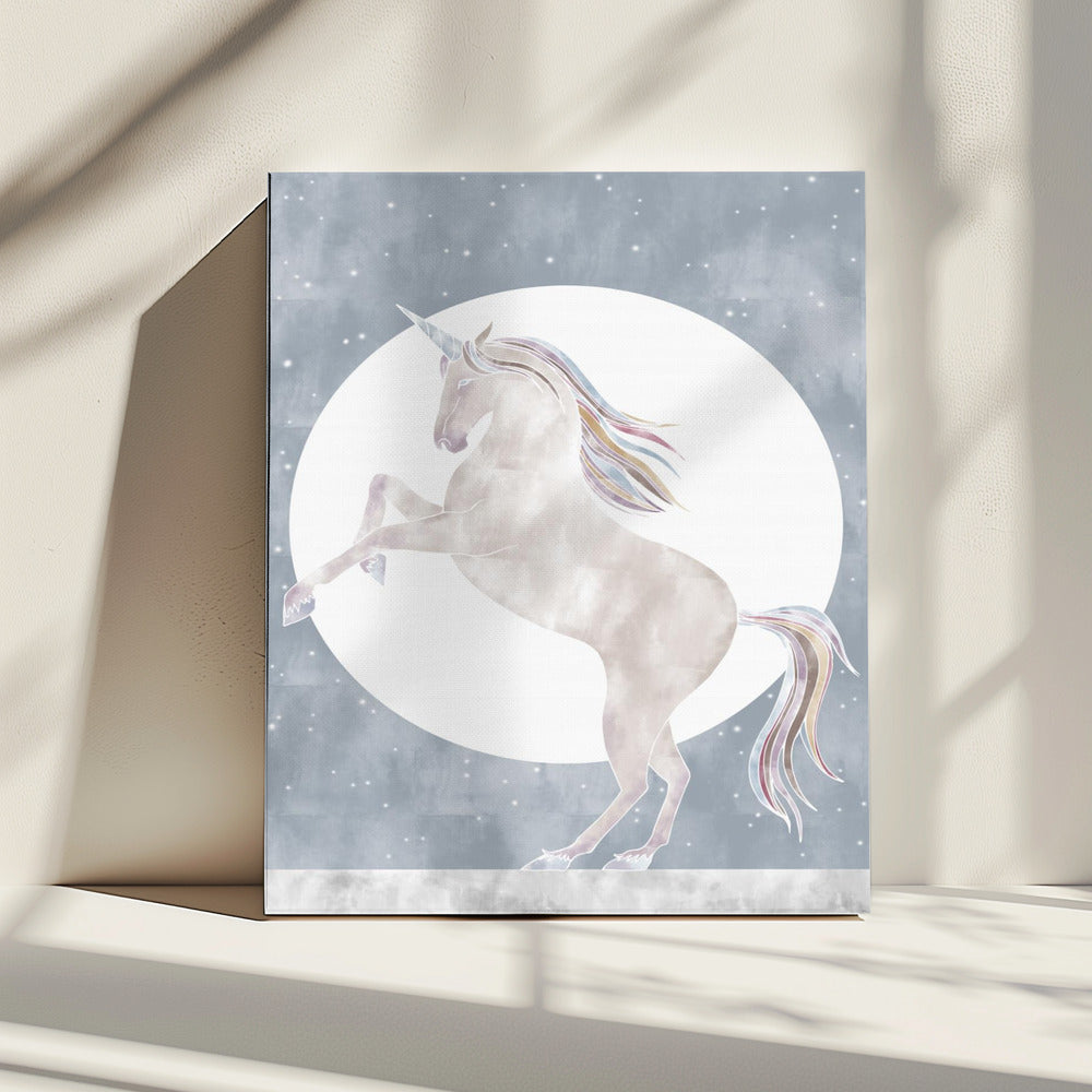 Aufgehendes Einhorn | Leinwand