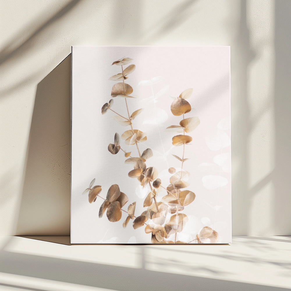 Eukalyptus Creative Gold 03 | Leinwand