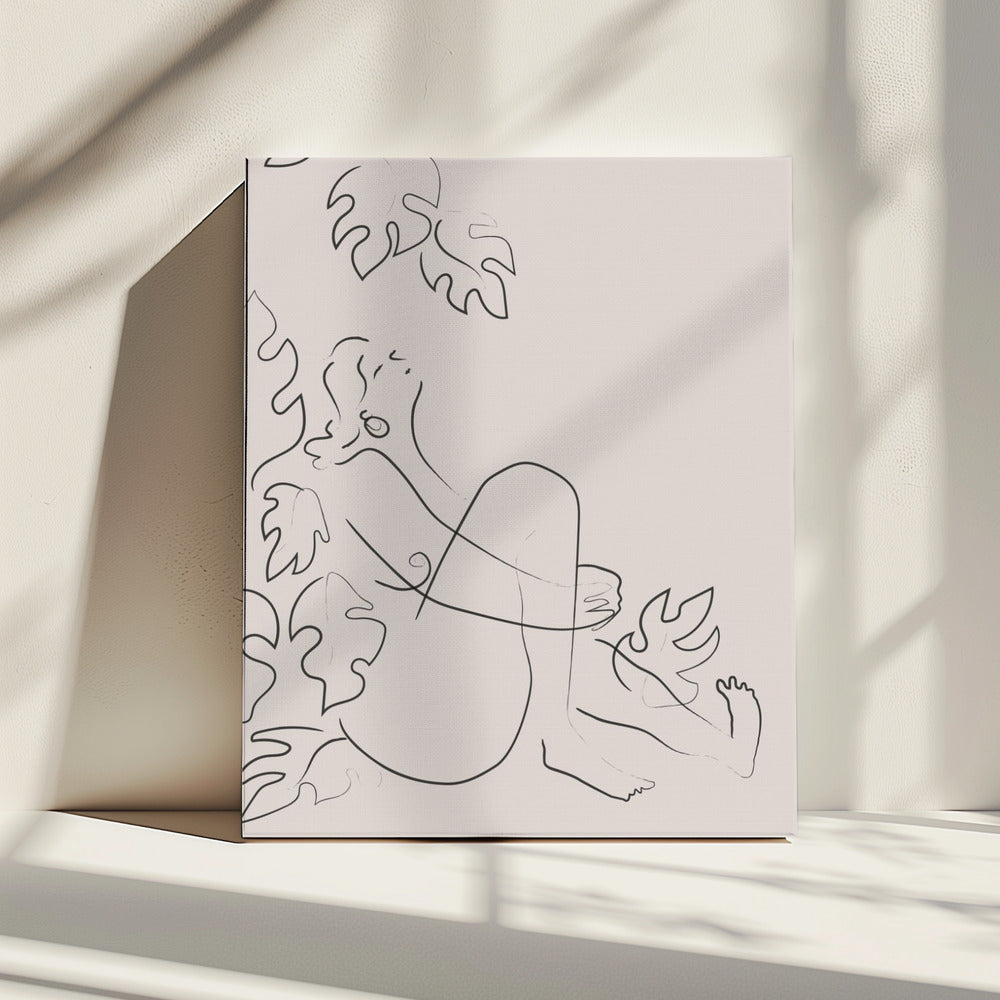 Embrace Nature Beige | Leinwand