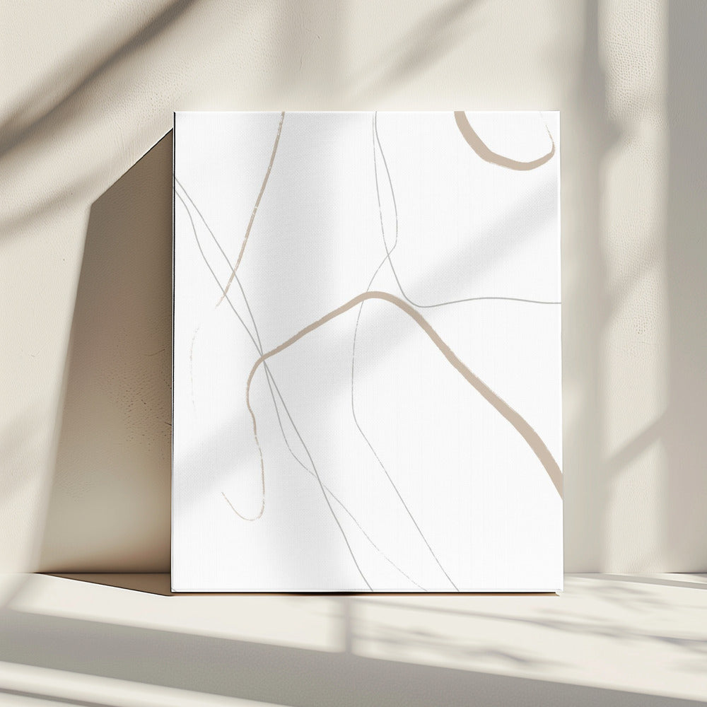 Subtle Flow Lines | Canvas