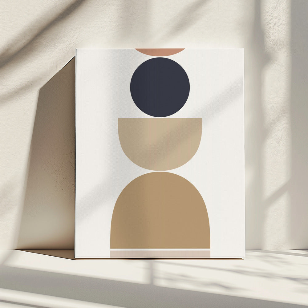 Abstract Geometric Harmony | Canvas