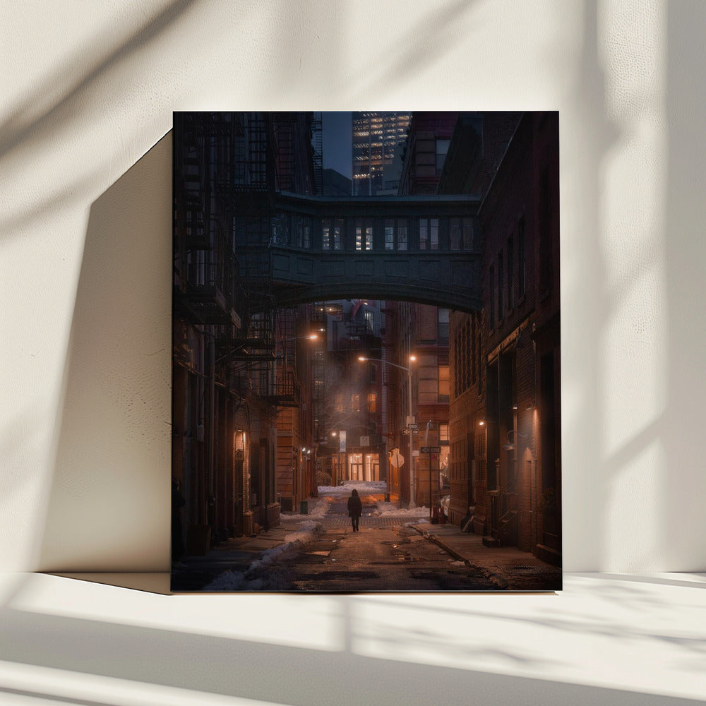 Unter der Skybridge | Leinwand