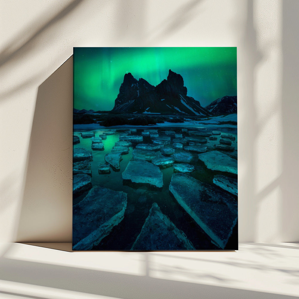 Eisiges Eystrahorn | Leinwand