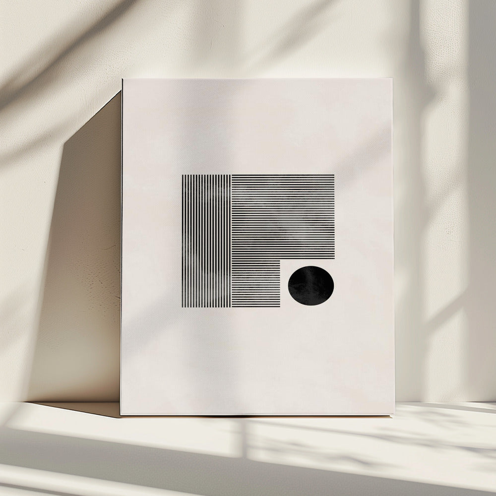 Minimalistisches Quadrat | Leinwand