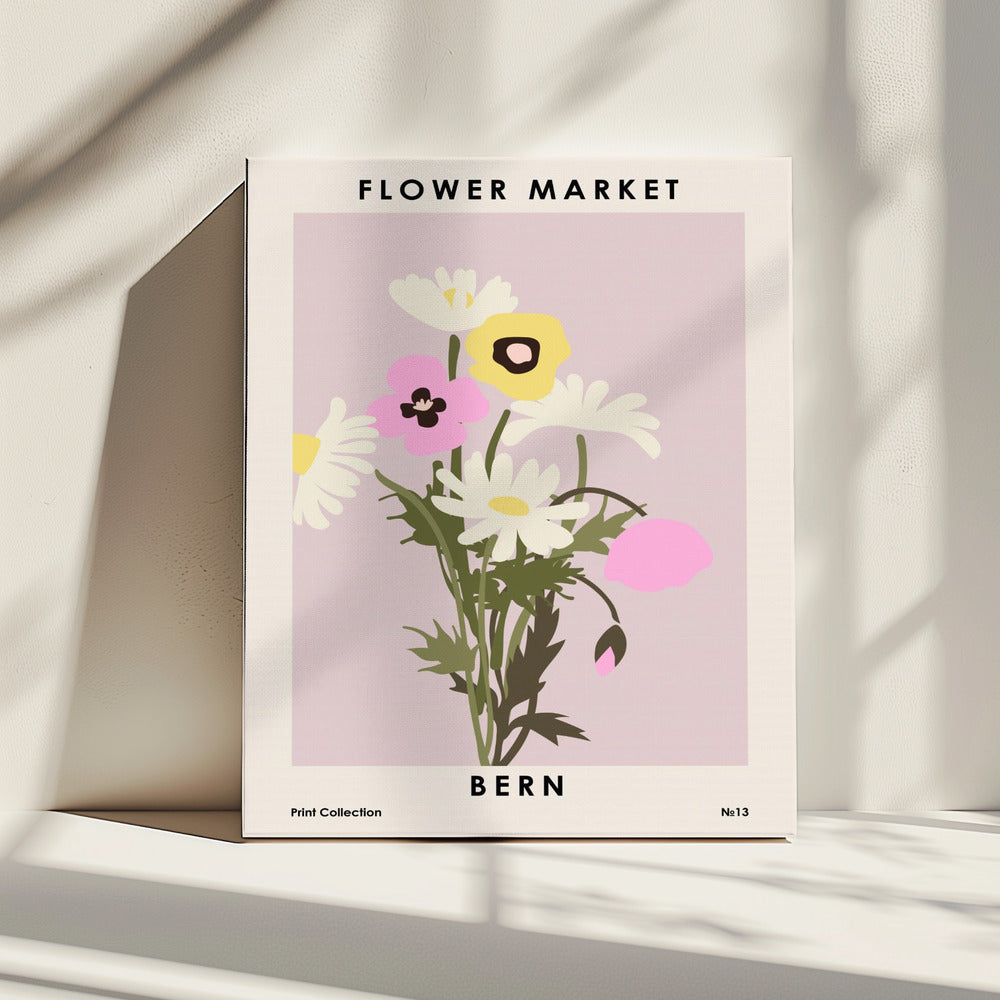 Blumenmarkt Bern | Leinwand