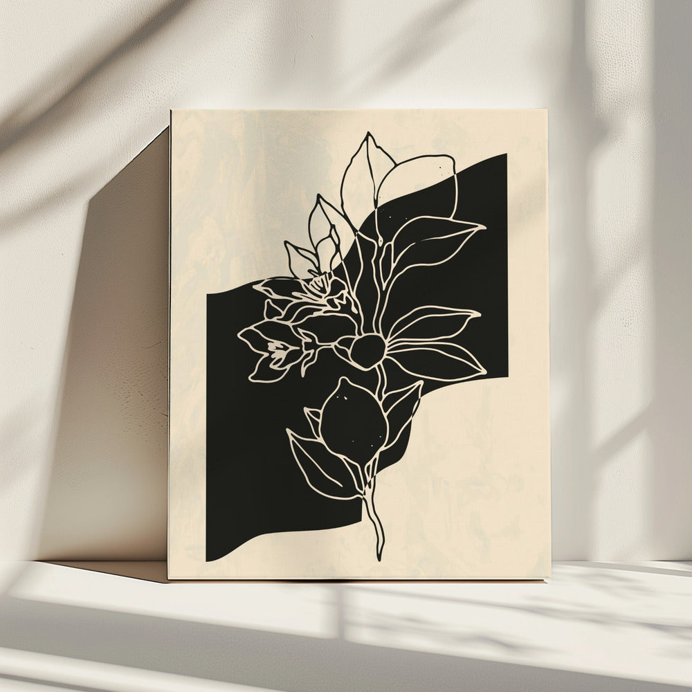 Abstrakte Blume 4 | Leinwand